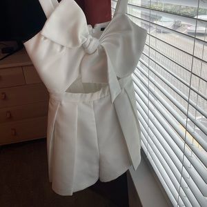 Jay Godfrey Fernie Sleeveless Romper Bridal Size 6